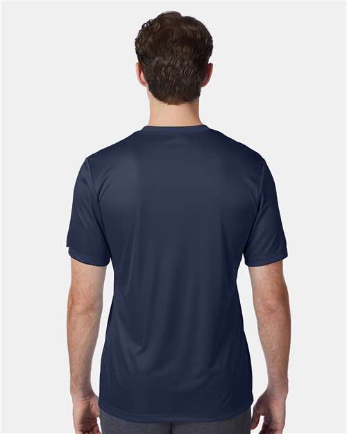 Hanes 4820 Men's B-Tech Cotton-Feel T-Shirt - Back view