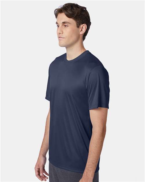Hanes 4820 Men's B-Tech Cotton-Feel T-Shirt - Side view