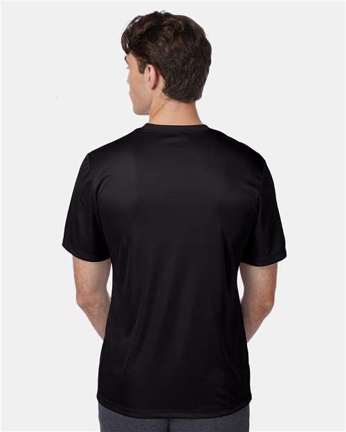 Hanes 4820 Men's B-Tech Cotton-Feel T-Shirt - Back view
