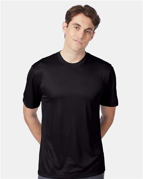 Hanes 4820 Men's B-Tech Cotton-Feel T-Shirt - Front view