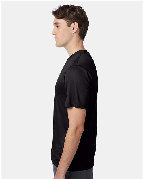 Hanes 4820 Men's B-Tech Cotton-Feel T-Shirt - Side view