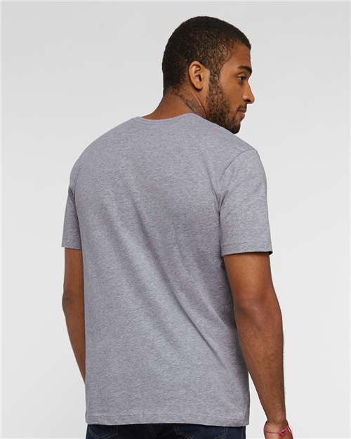 LAT 6901 Women's Eco Revive? Three-Season Triblend Fleece Full-Zip Hooded Sweatshirt - Back view
