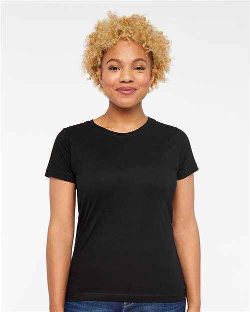 LAT 3516 Women's Fine Jersey Tee - Front view