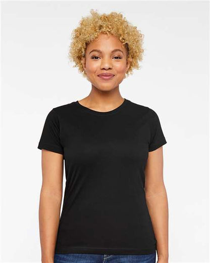 LAT 3516 Women's Fine Jersey Tee - Front view