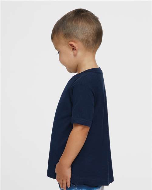 Rabbit Skins 3322 Infant Fine Jersey Tee - Side view