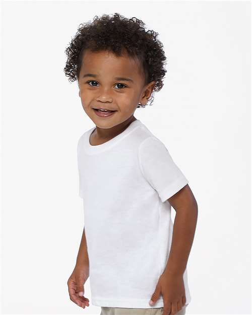 Rabbit Skins 3322 Infant Fine Jersey Tee - Side view