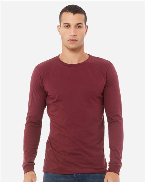 BELLA  CANVAS 3513 Unisex Triblend Long Sleeve Tee - Front view