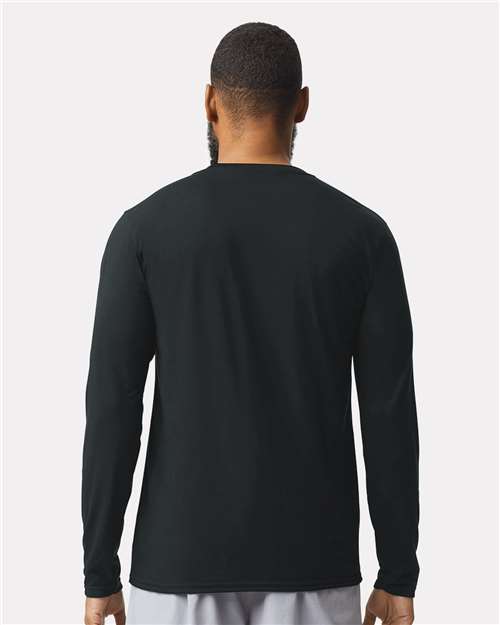 Gildan 42400 Unisex Performance? Long Sleeve T-Shirt - Back view