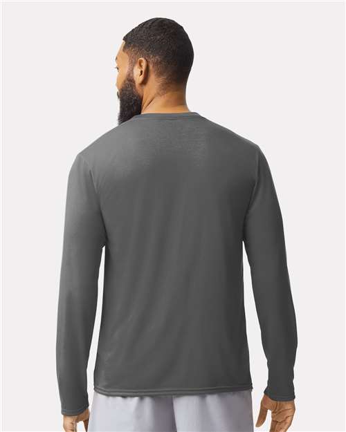 Gildan 42400 Unisex Performance? Long Sleeve T-Shirt - Back view