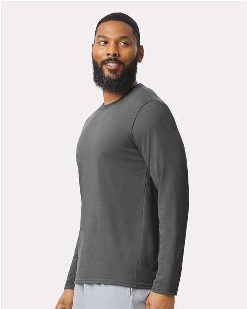 Gildan 42400 Unisex Performance? Long Sleeve T-Shirt - Side view