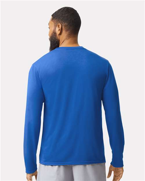 Gildan 42400 Unisex Performance? Long Sleeve T-Shirt - Back view