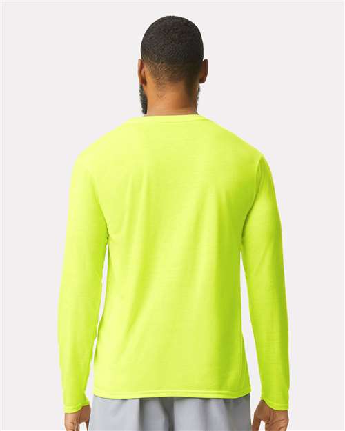 Gildan 42400 Unisex Performance? Long Sleeve T-Shirt - Back view