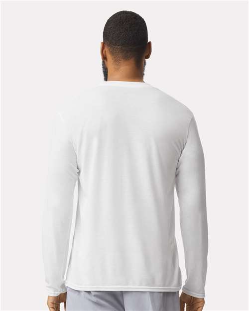 Gildan 42400 Unisex Performance? Long Sleeve T-Shirt - Back view