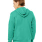 BELLA  CANVAS 3739 Unisex USA-Made High Visibility Hooded Sweatshirt - Back view
