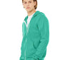 BELLA  CANVAS 3739 Unisex USA-Made High Visibility Hooded Sweatshirt - Side view