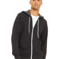 BELLA  CANVAS 3739 Unisex USA-Made High Visibility Hooded Sweatshirt - Front view