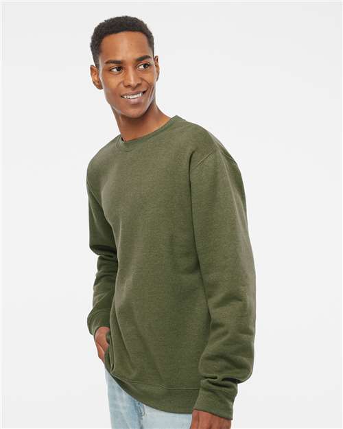 Independent Trading Co. SS3000 Unisex Midweight Crewneck Sweatshirt - Side view