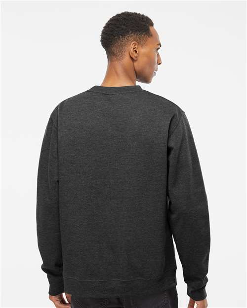 Independent Trading Co. SS3000 Unisex Midweight Crewneck Sweatshirt - Back view