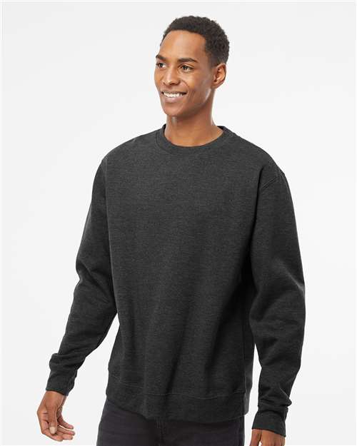 Independent Trading Co. SS3000 Unisex Midweight Crewneck Sweatshirt - Front view