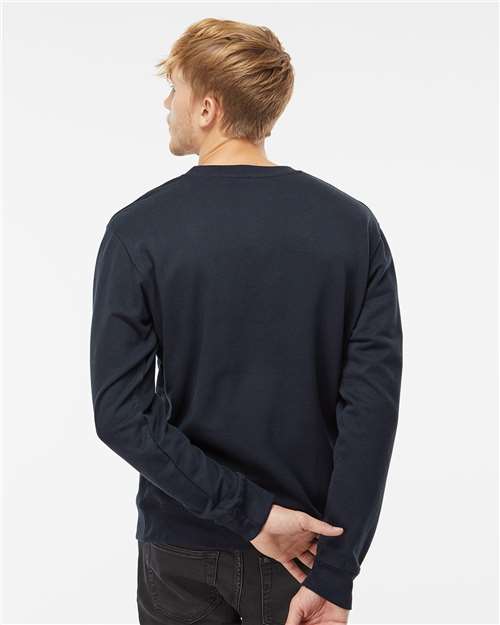 Independent Trading Co. SS3000 Unisex Midweight Crewneck Sweatshirt - Back view