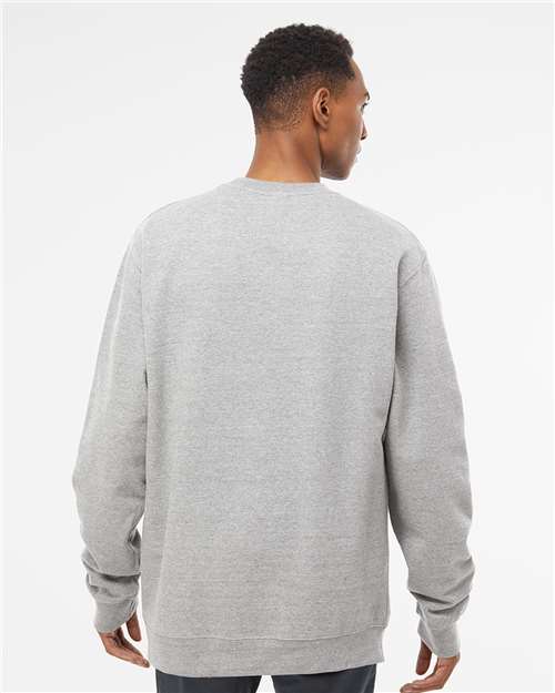 Independent Trading Co. SS3000 Unisex Midweight Crewneck Sweatshirt - Back view