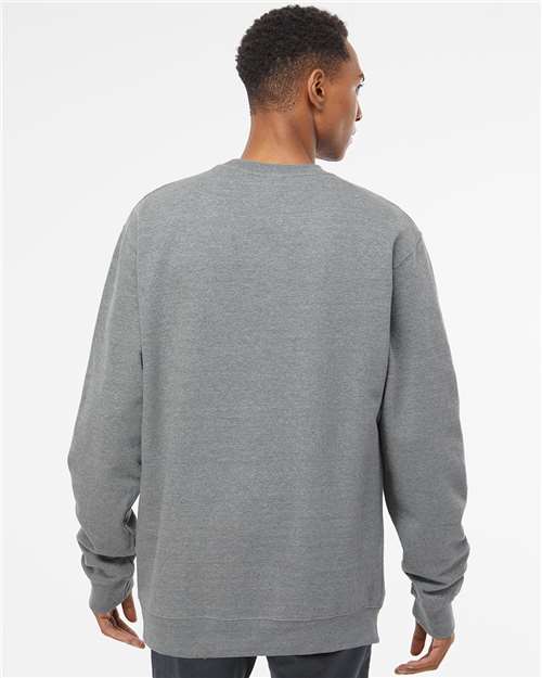 Independent Trading Co. SS3000 Unisex Midweight Crewneck Sweatshirt - Back view