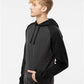 Independent Trading Co. IND40RP Unisex Raglan Hooded Sweatshirt - Side view