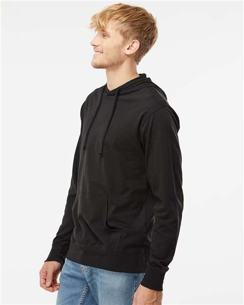 Independent Trading Co. SS150J Unisex Lightweight Hooded Pullover T-Shirt - Side view