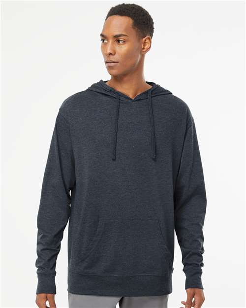 Independent Trading Co. SS150J Unisex Lightweight Hooded Pullover T-Shirt - Front view