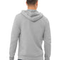 BELLA  CANVAS 3739 Unisex USA-Made High Visibility Hooded Sweatshirt - Back view