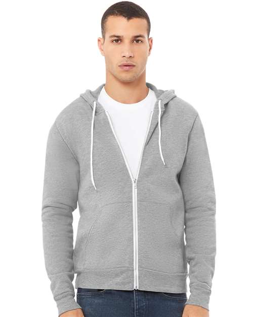 BELLA  CANVAS 3739 Unisex USA-Made High Visibility Hooded Sweatshirt - Front view