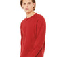 BELLA  CANVAS 3901 Unisex Sponge Fleece Raglan Crewneck Sweatshirt - Side view
