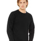 BELLA  CANVAS 3901 Unisex Sponge Fleece Raglan Crewneck Sweatshirt - Front view