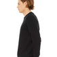 BELLA  CANVAS 3901 Unisex Sponge Fleece Raglan Crewneck Sweatshirt - Side view
