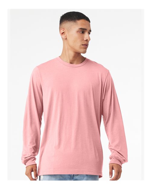 BELLA  CANVAS 3501 Unisex Jersey Long Sleeve Tee - Front view