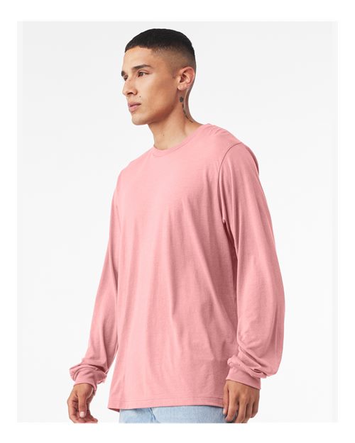 BELLA  CANVAS 3501 Unisex Jersey Long Sleeve Tee - Side view