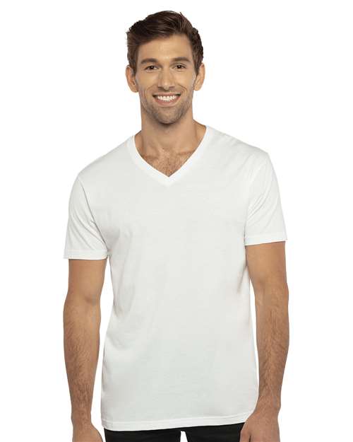 Next Level 3200 Unisex Three-Quarter Sleeve Baseball Tee - Front view
