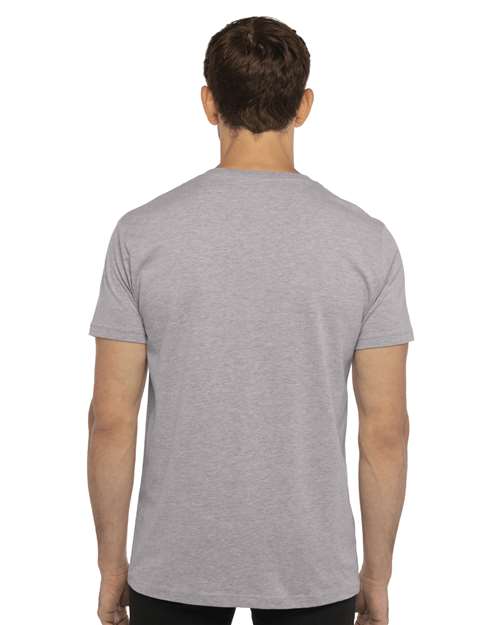 Next Level 3200 Unisex Three-Quarter Sleeve Baseball Tee - Back view