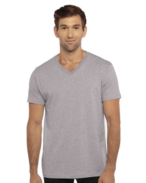 Next Level 3200 Unisex Three-Quarter Sleeve Baseball Tee - Front view