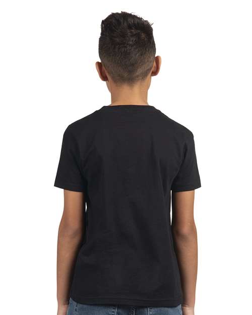 Next Level 3310 Youth Cotton Tee - Back view
