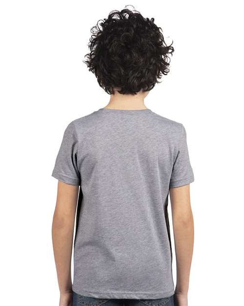 Next Level 3310 Youth Cotton Tee - Back view