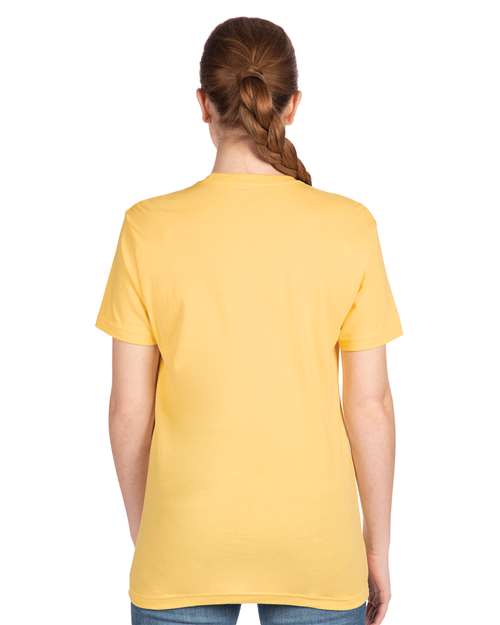 Next Level 3600 Unisex Cotton Tee - Back view