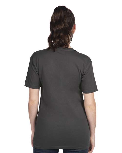 Next Level 3600 Unisex Cotton Tee - Back view