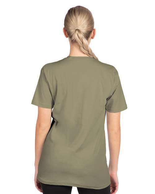 Next Level 3600 Unisex Cotton Tee - Back view