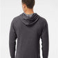Independent Trading Co. PRM33SBP Unisex Special Blend Raglan Hooded Sweatshirt - Back view