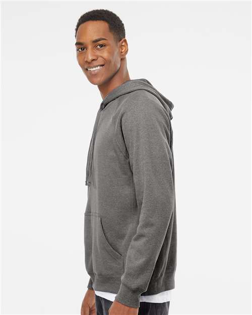 Independent Trading Co. PRM33SBP Unisex Special Blend Raglan Hooded Sweatshirt - Side view