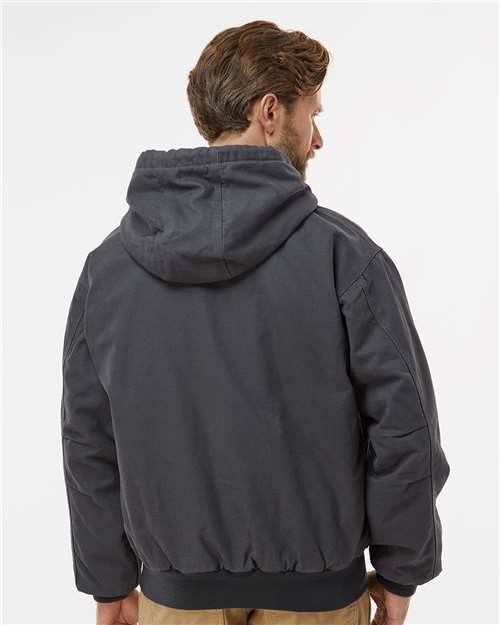 DRI DUCK 5020 Poplin Cook Shirt with Gripper Closures - Back view