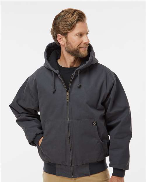 DRI DUCK 5020 Poplin Cook Shirt with Gripper Closures - Front view