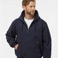 DRI DUCK 5020 Poplin Cook Shirt with Gripper Closures - Front view