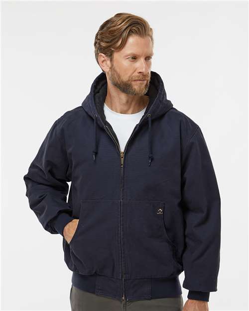 DRI DUCK 5020 Poplin Cook Shirt with Gripper Closures - Front view
